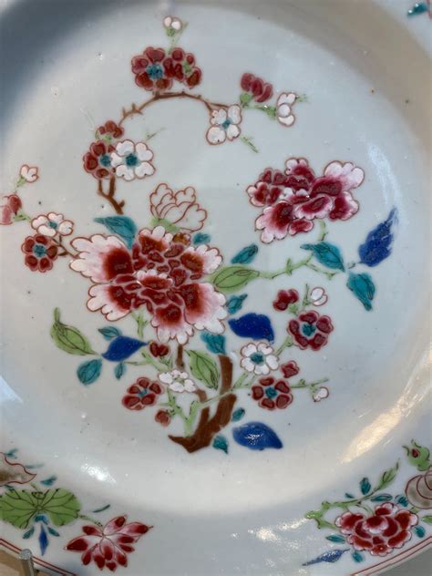 Proantic Ancienne Assiette En Porcelaine De Chine Compagnie Des Indes