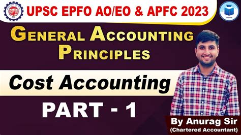 UPSC EPFO AO EO APFC Cost Accounting Part 1 Class 32 EPFO