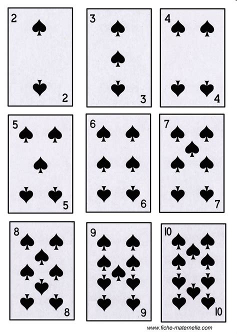 Jeu De Cartes Maternelle Imprimer