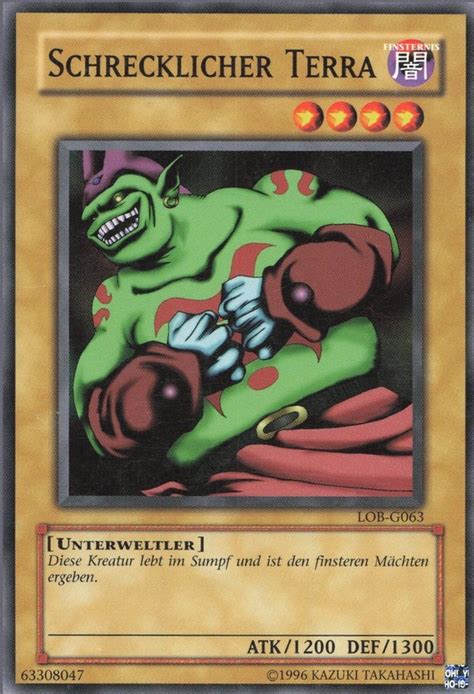 Recollectibles Sammelkarte Yugioh Karte Schrecklicher Terra V 1