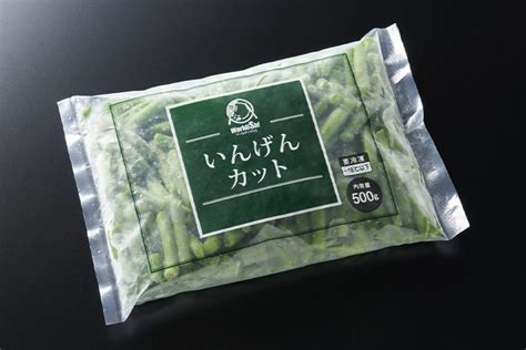 いんげんカット｜商品情報｜神栄株式会社 食品部｜業務用冷凍食品のサプライヤー