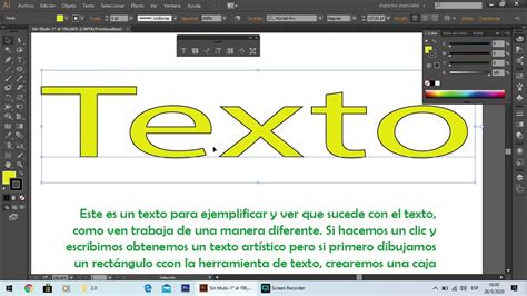 Illustrator Herramienta Texto Youtube