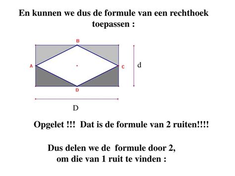 Ppt Oppervlakte Van Vlakke Figuren Formules Powerpoint