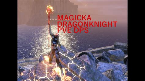 ESO Magicka Dragonknight PVE DPS Build Greymoor NO TRIAL SETS YouTube