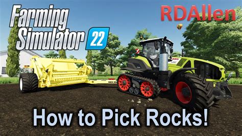 How To Pick Up Stones In Farming Simulator Youtube