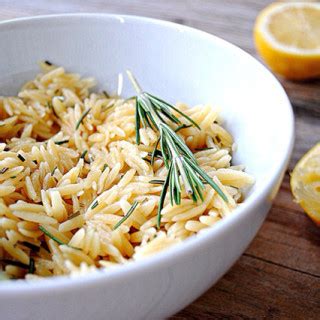 Rosemary Lemon Orzo Pilaf