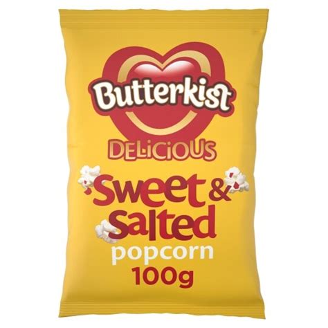 Butterkist Sweet And Salted Popcorn 100g Tesco Groceries