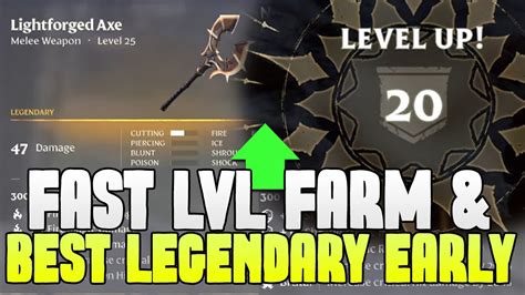 Enshrouded Fast Leveling Best Legenrary Farm Chest Xp Exp Level Up