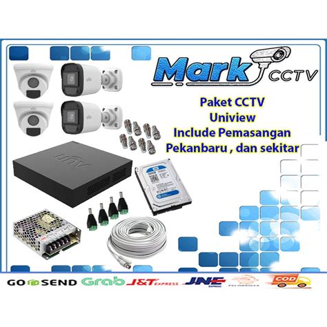 Jual Paket Cctv Unv Uniview Ch Channel Kamera Camera Titik Free