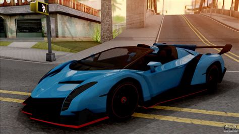 Lamborghini Veneno Roadster V For Gta San Andreas