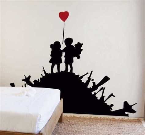 Vinilo Arte Para Pared Para Ni Os Banksy Rotula