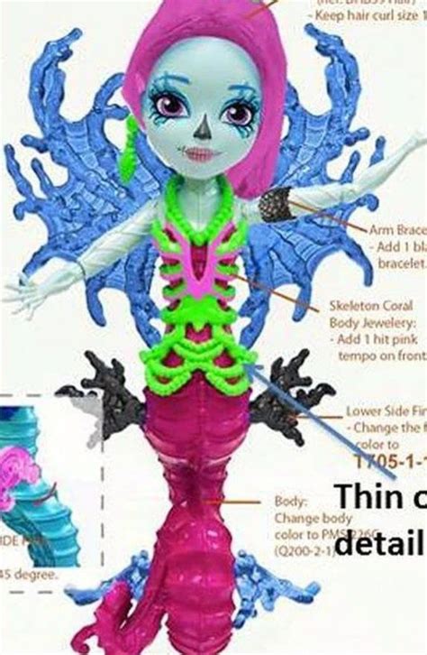 Monster High Great Scarrier Reef Sea Mare Prototype In 2024 Monster