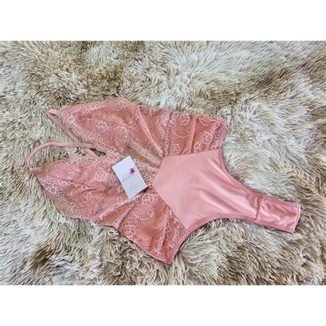 Roupas Feminina Body Lingerie Sexy Aberta Nas Costas C Al A Regul Vel Shopee Brasil