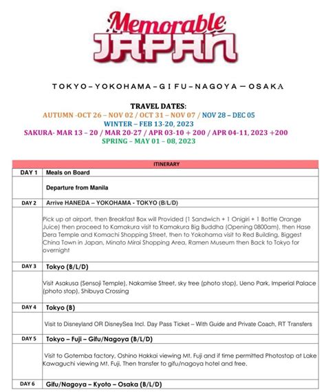 Japan Packages Travelonline Philippines