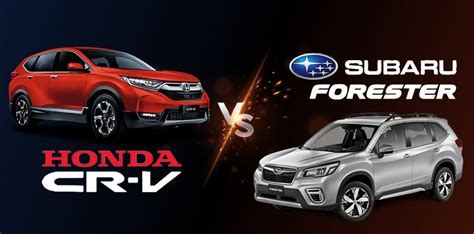 Subaru Forester Vs Honda Cr V The Better Seater Crossover