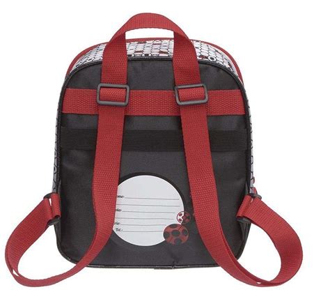 Mochila Miraculous Ladybug Lancheira Estojo Tag Necessaire Vermelho Madeiramadeira