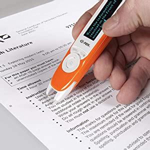 ExamReader C Pen Text To Speech Device Exam Aid Human Reader