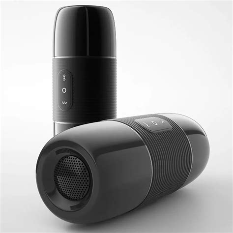 Usb Charged Bluetooth Speaker Masturbation Cup Vibrating Masturbator For Man Silicone Realistic