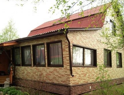Отделка и облицовка цоколя дома сайдингом