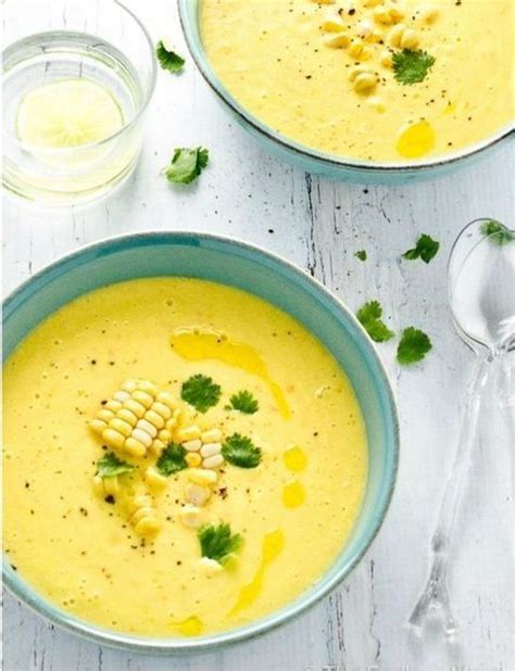 Gaspacho de maïs On veut un gaspacho original pour lété Elle à