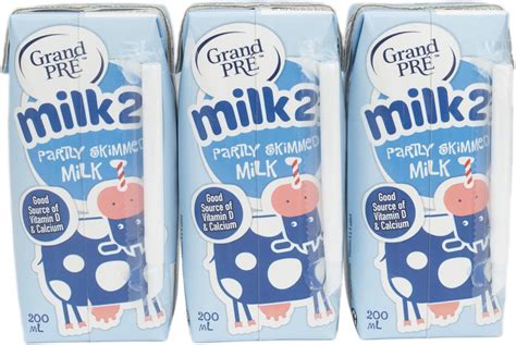 Grand Pre Uht 2 Long Life Milk 2 Uht Portion 3x200ml Amazonca