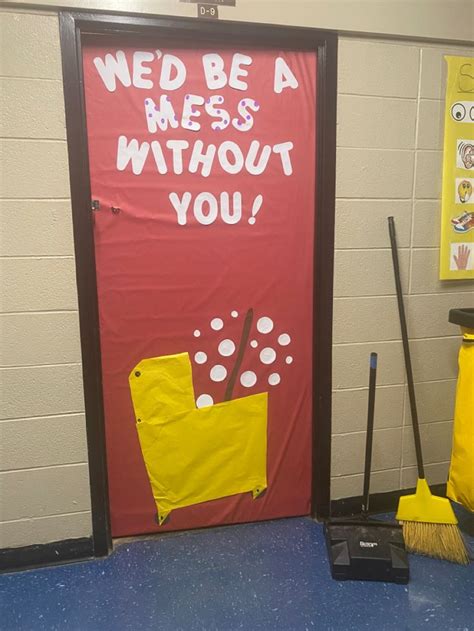 School Janitor Appreciation | Teacher appreciation door decorations ...