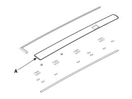 Kia Carens Roof Side Moulding Repair Procedures Body Side Moulding