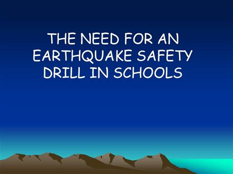 6 Phases Of Earthquake Drillppt