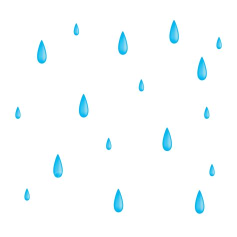 Ilustración De Gota De Lluvia Png Lluvia Soltar Ilustración Png Y