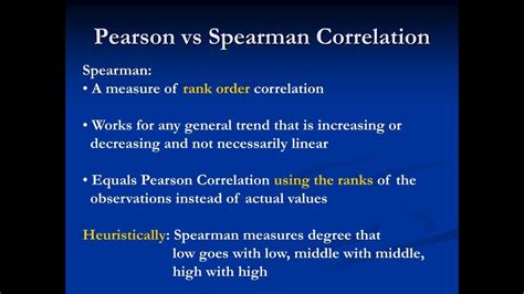 Correlation Introduction Part Pearsons Product Moment Spearmans