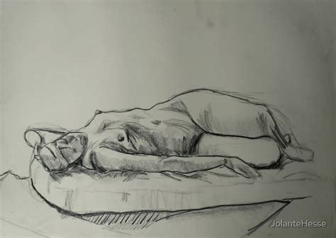 Nude Life Drawing By JolanteHesse Redbubble