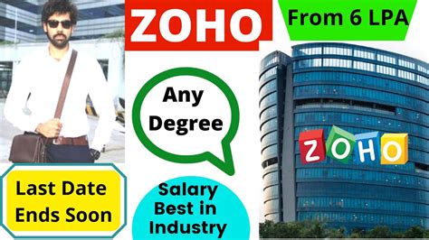 Hiring Zoho Corp I Freshers Experienced I Easy Process I Last Date I