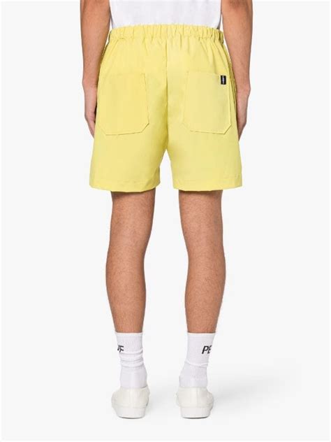 PLAIN CAPTAIN Yellow ECO DRY Shorts Mackintosh