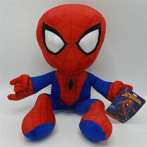 Marvel Spiderman Knuffel Shooting Action Rood Blauw Spider