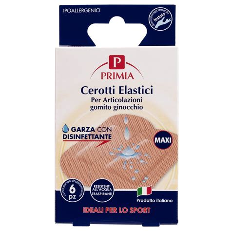 CEROTTI ELASTICI GOMITO GINOCCHIO PRIMIA 6 Pz Tigros