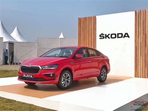 Skoda Slavia Sedan Walkaround First Look Review Motor World India