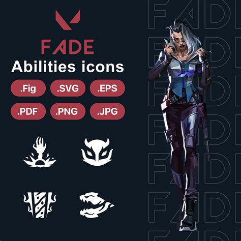 Valorant Fade Agent Abilities Icons SVG PNG EPS Pdf Figma Vector Logo ...