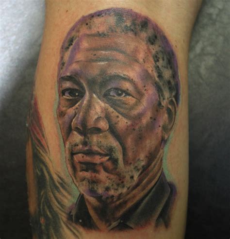 morgan freeman tattoo by TaraTimoon on DeviantArt