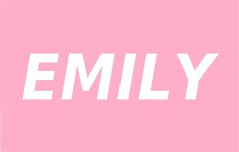 Origin and Meaning of the Name Emily