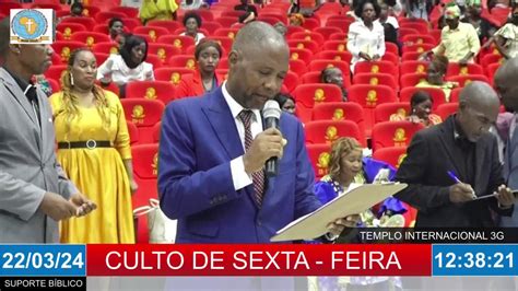 CULTO DE SEGUNDA FEIRA YouTube