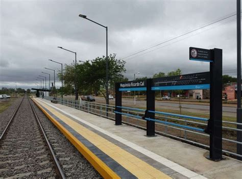 Imágenes Tren Sarmiento Nueva parada en el ramal Merlo Lobos