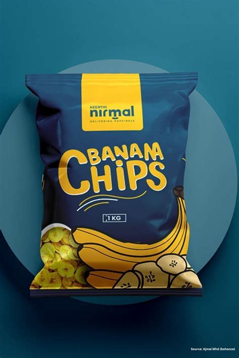 Banana Chips Packaging Design Food Packaging Design In 2024 Chip