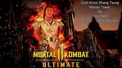 Mortal Kombat 11 Ultimate Gold Armored Shang Tsung Klassic Tower On