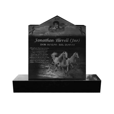 Laser Etched Headstone Designed By Forever Shining Headstones