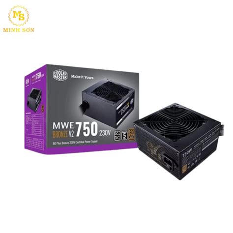 Nguồn Cooler Master MWE Bronze V2 750w (80 Plus Bronze/Màu Đen – Vi ...