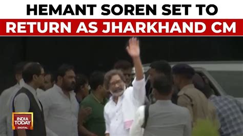 Hemant Soren To Return As Jharkhand Chief Minister Champai Soren To