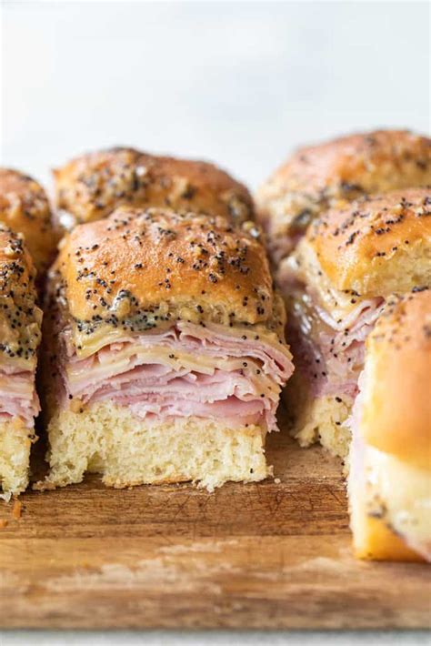 Ham and Cheese Sliders on Hawaiian Rolls! - Sugar and Charm