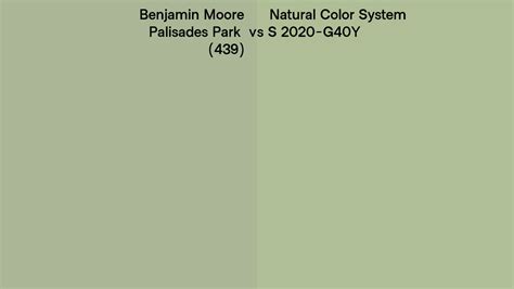 Benjamin Moore Palisades Park Vs Natural Color System S G Y