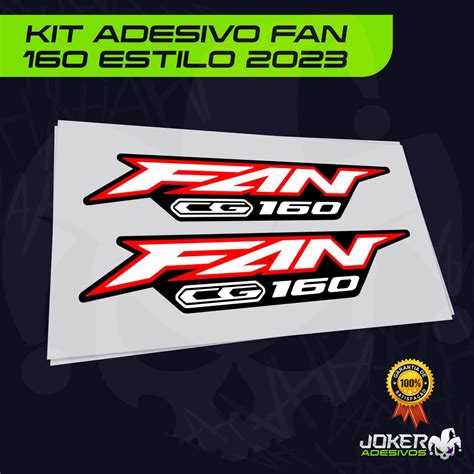 Kit Adesivo Fan 160 2022 2023 Shopee Brasil