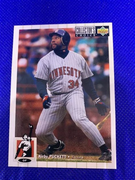 1994 COLLECTIONNEUR S CHOICE 425 KIRBY PUCKETT Minnesota Twins MLB